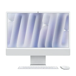 Моноблок Apple iMac 24" M4 (8-core GPU) 16 ГБ, 256 ГБ  (MWUC3), серебристый