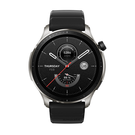 Умные часы Xiaomi Amazfit GTR 4 чёрный (чёрный ремешок) - 2