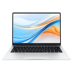 Ноутбук Honor Notebook X14 Plus 2.8K (2024) Ryzen 7 8845HS Radeon 780M 16 ГБ, 512 ГБ SSD (5301AJMA), серебристый