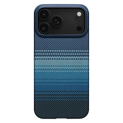 Клип-кейс (накладка) Pitaka Ultra-Slim Case для Apple iPhone 17 Pro Max кевлар (арамид), "восход луны" (KI1703MPM)