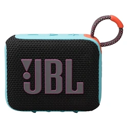 Портативная колонка JBL Go 4 чёрный с оранжевым