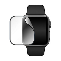 Защитное стекло 3D Premium для Apple Watch 49mm, черная рамка