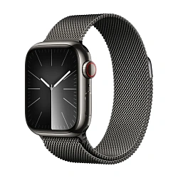 Умные часы Apple Watch Series 9 41mm GPS + Cellular Graphite Stainless Steel Case Milanese Loop