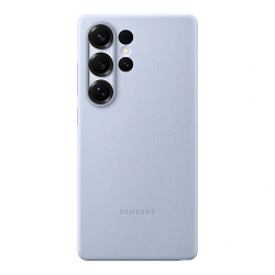 Клип-кейс (накладка) Samsung Kindsuit Case для Samsung Galaxy S25 Ultra экокожа, поликарбонат, голубой
