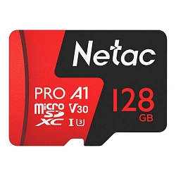 Карта памяти Netac P500 Extreme Pro, 128 ГБ