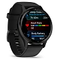 Умные часы Garmin Venu 3 чёрный (чёрный ремешок) - 2
