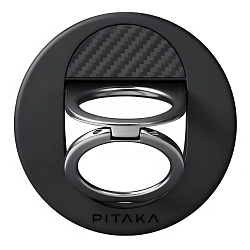 Держатель-подставка Pitaka MagEZ Grip 3 чёрно-серый (узкая полоска) (MGB2402)