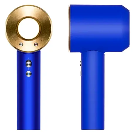 Фен Dyson Supersonic HD08 синий, золотой (футляр) (Азия) - 4