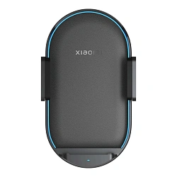 Автомобильный держатель Xiaomi Wireless Car Charger Kit 50W с беспроводной зарядкой (клеящаяся платформа, зажим) чёрный
