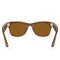Умные очки Ray-Ban Wayfarer Shiny Caramel, Brown Polarized, (53-22-155mm) - 4