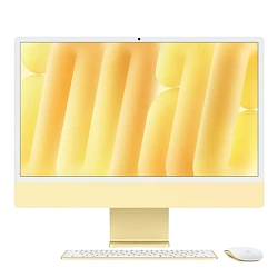 Моноблок Apple iMac 24" M4 (10-core GPU) 16 ГБ, 256 ГБ  (Z1EK000L2), жёлтый
