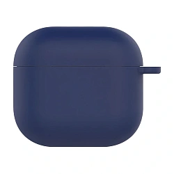 Кобура Silicon Protection Case для Apple AirPods 4 силикон, тёмно-синий