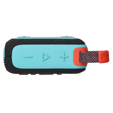 Портативная колонка JBL Go 4 чёрный с оранжевым - 4