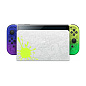 Игровая приставка Nintendo Switch OLED 64 ГБ жёлто-фиолетовый (Splatoon) - 3