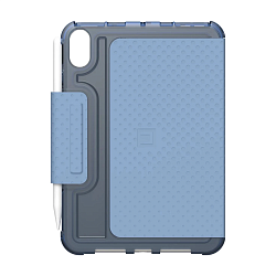 Чехол-книжка UAG Lucent для Apple iPad Mini 8.3" (2021 / 2024) (Уценка) голубой