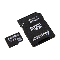 Карта памяти SmartBuy SB16GBSDCL10-01LE, 16 ГБ