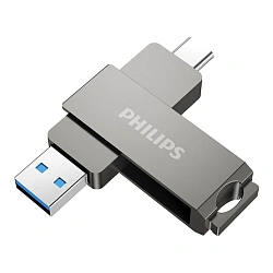 USB-флешка Philips 2-in-1 USB 3.2 - Type-C 16 ГБ (USB 3.2 (Type-C)) серебристый