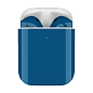 Беспроводные наушники Apple AirPods 2 с зарядным футляром синий - 3