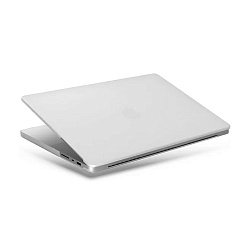 Чехол UNIQ Claro для Apple MacBook Pro 16" (2021 - 2024) пластик, прозрачный матовый