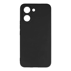 Клип-кейс (накладка) Silicone cover закрытый для Xiaomi Poco X8 Pro 5G силикон, чёрный