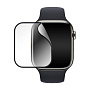 Защитное стекло 3D Premium для Apple Watch 45mm, черная рамка - 1