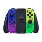 Игровая приставка Nintendo Switch OLED 64 ГБ жёлто-фиолетовый (Splatoon) - 6