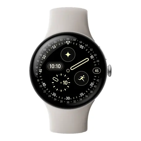 Умные часы Google Pixel Watch 4 45mm серебристый (бежевый ремешок) - 2