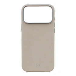 Клип-кейс (накладка) Magssory Eco Leather Case для Apple iPhone 17 Pro Max экокожа, микрофибра, бежевый