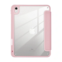 Чехол-книжка WIWU Protective Case JD-105 для Apple iPad Air 11" (2024 / 2025 / 2026) / Apple iPad Air 10.9 (2020 / 2022)  искусственная кожа, розовый