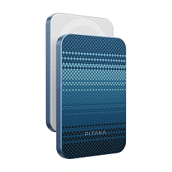 Внешний аккумулятор с беспроводной зарядкой Pitaka Pitaka Magnetic Power Bank Qi2 5000 мАч 15 Вт (Уценка) "восход луны"