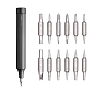 Отвертка с насадками Xiaomi HOTO Precision Screwdriver Kit (24 предметов) чёрный - 2