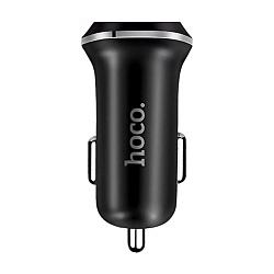 Автомобильное зарядное устройство + кабель Micro Hoco Z1 10 Вт, чёрный