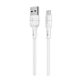 Дата-кабель Borofone BX30 Micro 1 м, белый - 1
