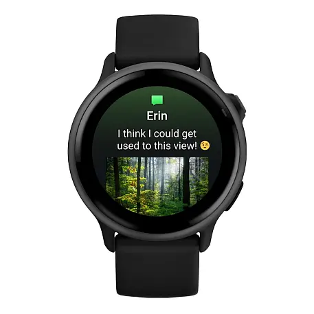Умные часы Garmin Vivoactive 6 тёмно-серый (чёрный ремешок) - 3