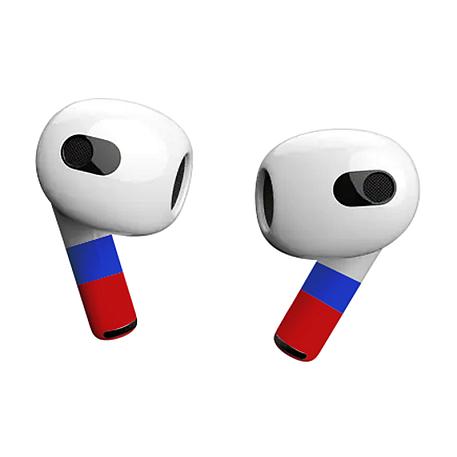 Беспроводные наушники Apple AirPods 3 "Флаг РФ" матовый - 2