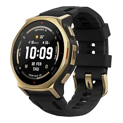 Умные часы Xiaomi Amazfit T-Rex 3 Pro 44mm золотой (чёрный ремешок)