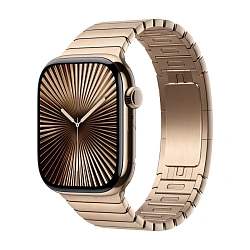 Умные часы Apple Watch Series 10 46mm GPS + Cellular Gold Titanium Case Gold Link Bracelet
