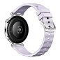 Умные часы Huawei Watch GT 6 41mm серебристый (сиреневый ремешок) - 3