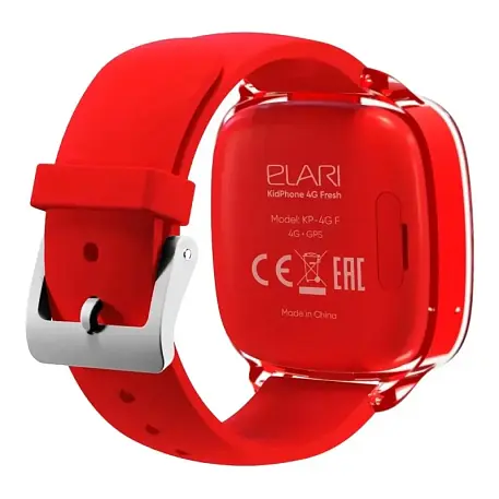 Детские умные часы ELARI KidPhone Fresh 4G красный - 3