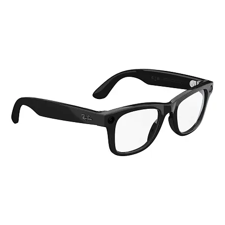 Умные очки Ray-Ban Wayfarer Shiny Black, Clear, (53-22-155mm) - 3