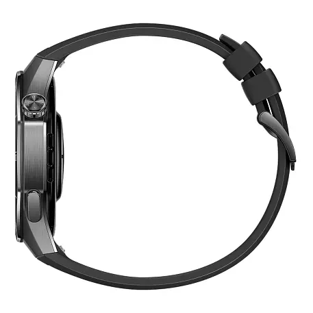 Умные часы Huawei Watch GT 5 Pro 46mm чёрный (чёрный ремешок) - 6