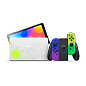 Игровая приставка Nintendo Switch OLED 64 ГБ жёлто-фиолетовый (Splatoon) - 4