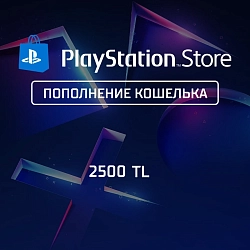 Пополнение PlayStation Store на 2500 TL (лиры)