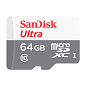 Карта памяти SanDisk Ultra (без адаптера), 64 ГБ