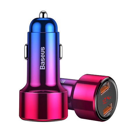 Автомобильное зарядное устройство Baseus Magic Series A+A 45 Вт красный - 4