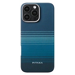 Клип-кейс (накладка) Pitaka Military-Grade Protective Case для Apple iPhone 16 Pro кевлар (арамид), "восход луны"