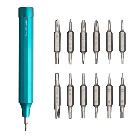 Отвертка с насадками Xiaomi HOTO Precision Screwdriver Kit (24 предметов) зелёный - 2
