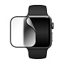 Защитное стекло 3D Premium для Apple Watch 38mm, черная рамка - 1