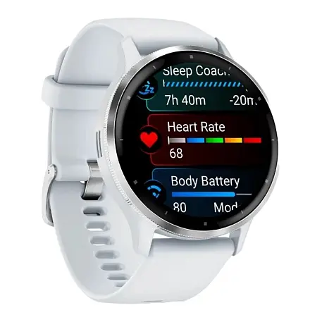 Умные часы Garmin Venu 3 белый (белый ремешок) - 2