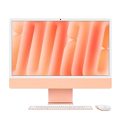 Моноблок Apple iMac 24" M4 (10-core GPU) 16 ГБ, 256 ГБ  (Z1EV000KZ), оранжевый